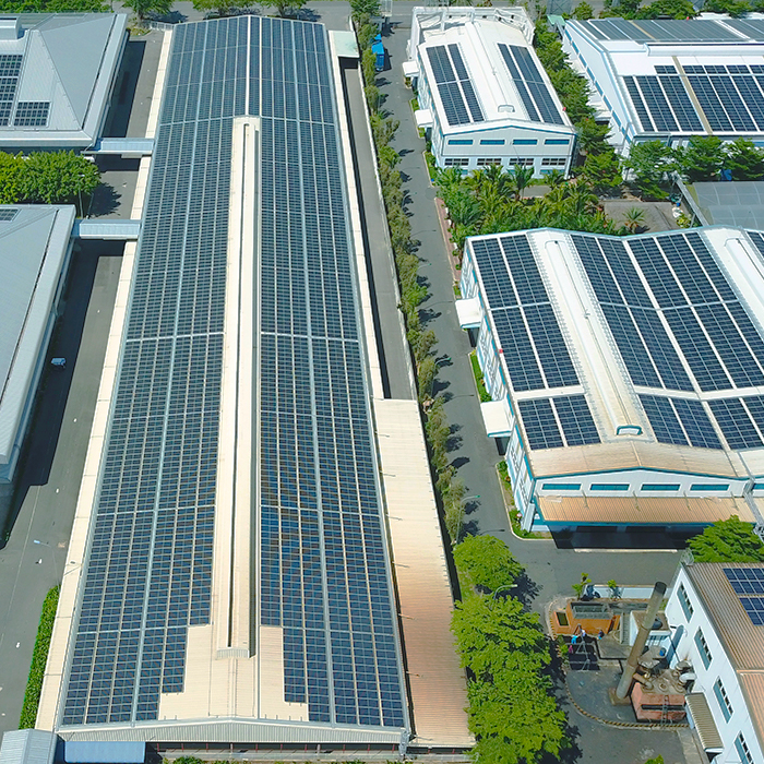 SOLAR ENERGY PROJECT OF SAI GON KIEN GIANG BEER FACTORY WITH A CAPACITY OF 2.5 MWP
