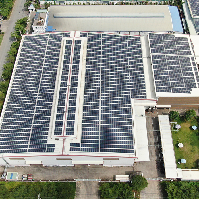 Dự án Điện mặt trời tại công ty cơ khí công nghiệp Sài Gòn - Tân Tạo